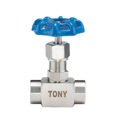 Stainless Steel 316 Socket Weld 6000 PSI Mini Needle Valve Flow Control Guage Needle Valve