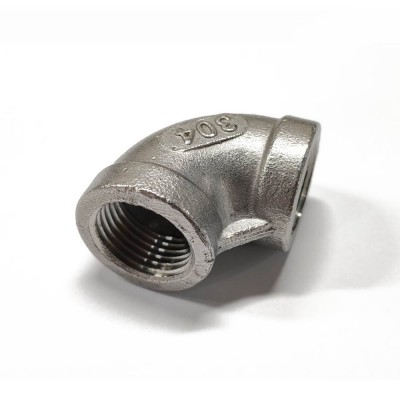 TONY High Pressure NPT BSP G Thread Elbow Pipe Fitting Stainless Steel SS304 90 Degree Female Elbow Pipe Fitting