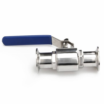 Tony Stainless Steel Sanitary Ball Valve Food Grade Tri Clamp Two Way 2 Pc Ball Valve